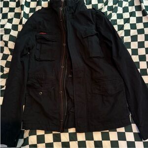 Superdry Navy Blue Military Field Jacket